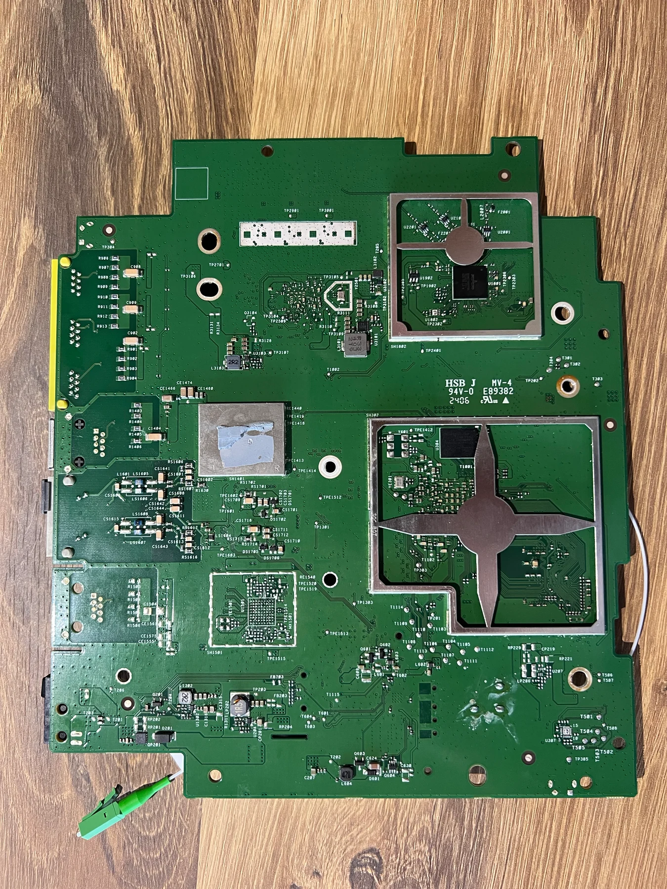 Back of the disassembled F5685LGB mainboard